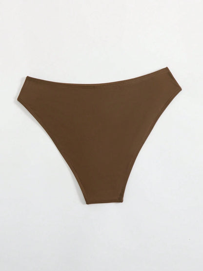 Swim Women Solid Color Bikini