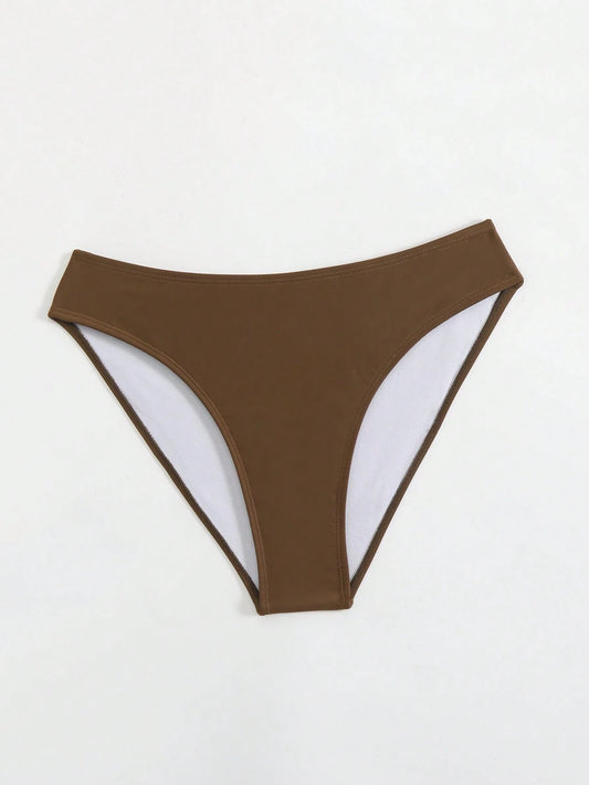 Swim Women Solid Color Bikini