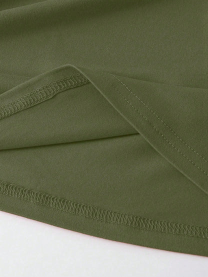 EMERY ROSE 3pcs/Set Leopard Print, Heart And Slogan Graphic Casual T-Shirt Tops