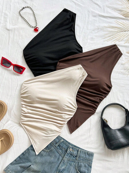 Woman's Casual Shoulder Top